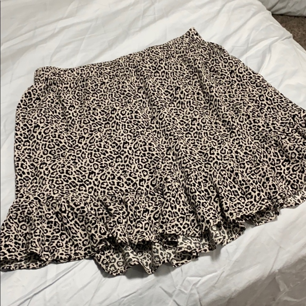 cheetah skirt